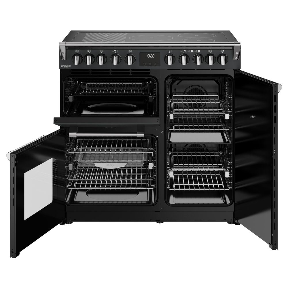 Stoves Richmond Deluxe 90EI Induction Range Cooker 444412009 - ANTHRACITE Stoves Richmond Deluxe 90EI Induction Range Cooker 444412009 - ANTHRACITE
