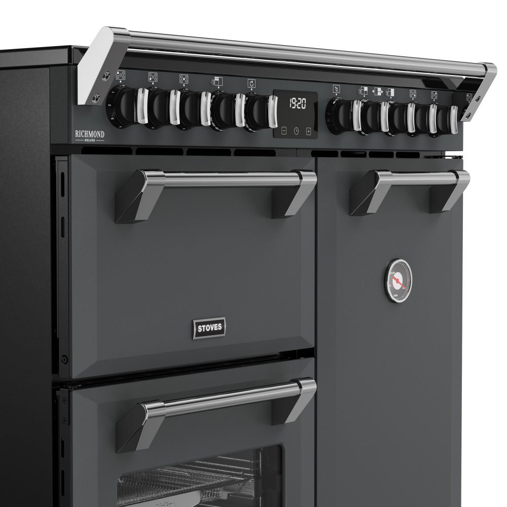 Stoves Richmond Deluxe 90EI Induction Range Cooker 444412009 - ANTHRACITE Stoves Richmond Deluxe 90EI Induction Range Cooker 444412009 - ANTHRACITE