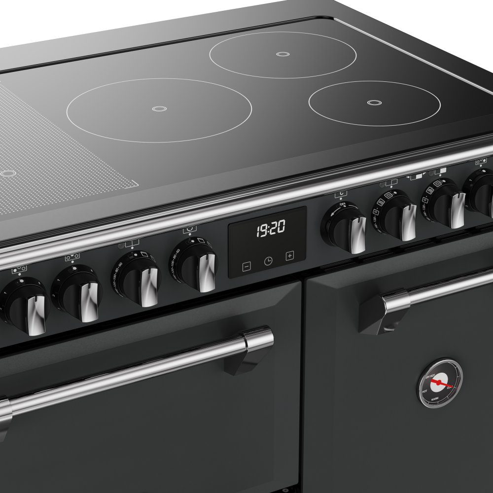 Stoves Richmond Deluxe 90EI Induction Range Cooker 444412009 - ANTHRACITE Stoves Richmond Deluxe 90EI Induction Range Cooker 444412009 - ANTHRACITE