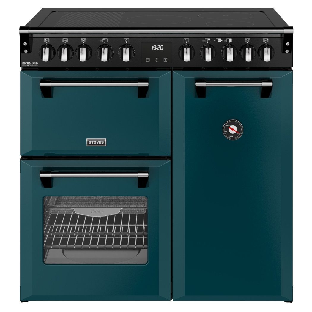 Stoves Richmond Deluxe 90EI Induction Range Cooker 444412013 - Deep Marine