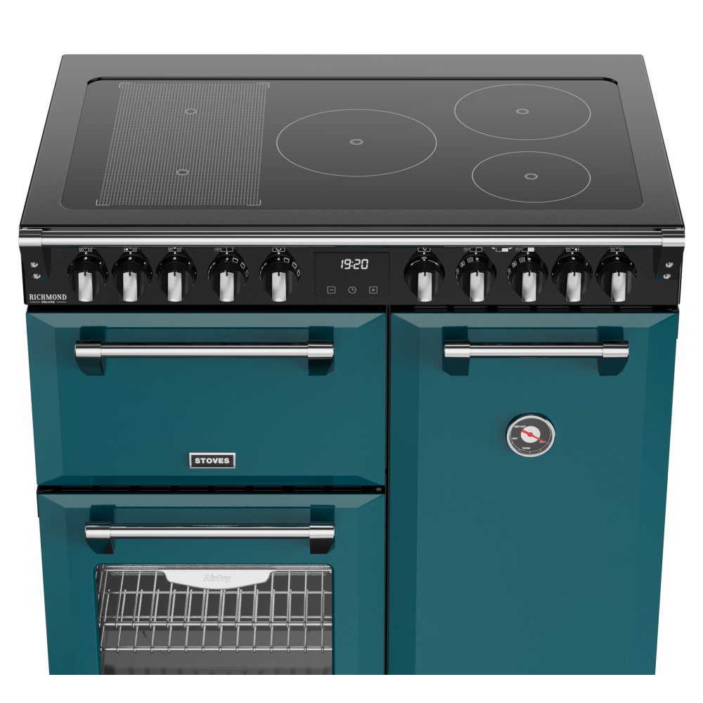 Stoves Richmond Deluxe 90EI Induction Range Cooker 444412013 - DEEP MARINE Stoves Richmond Deluxe 90EI Induction Range Cooker 444412013 - DEEP MARINE