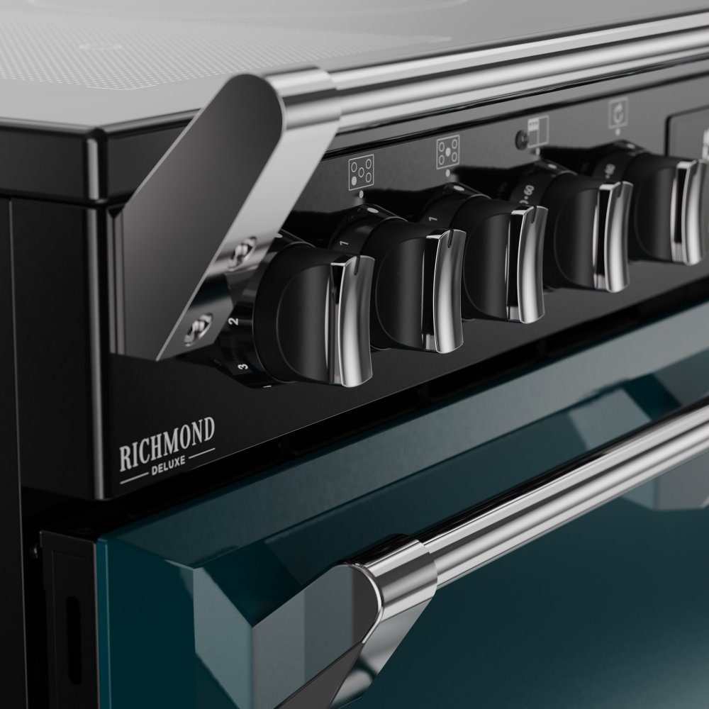Stoves Richmond Deluxe 90EI Induction Range Cooker 444412013 - DEEP MARINE Stoves Richmond Deluxe 90EI Induction Range Cooker 444412013 - DEEP MARINE