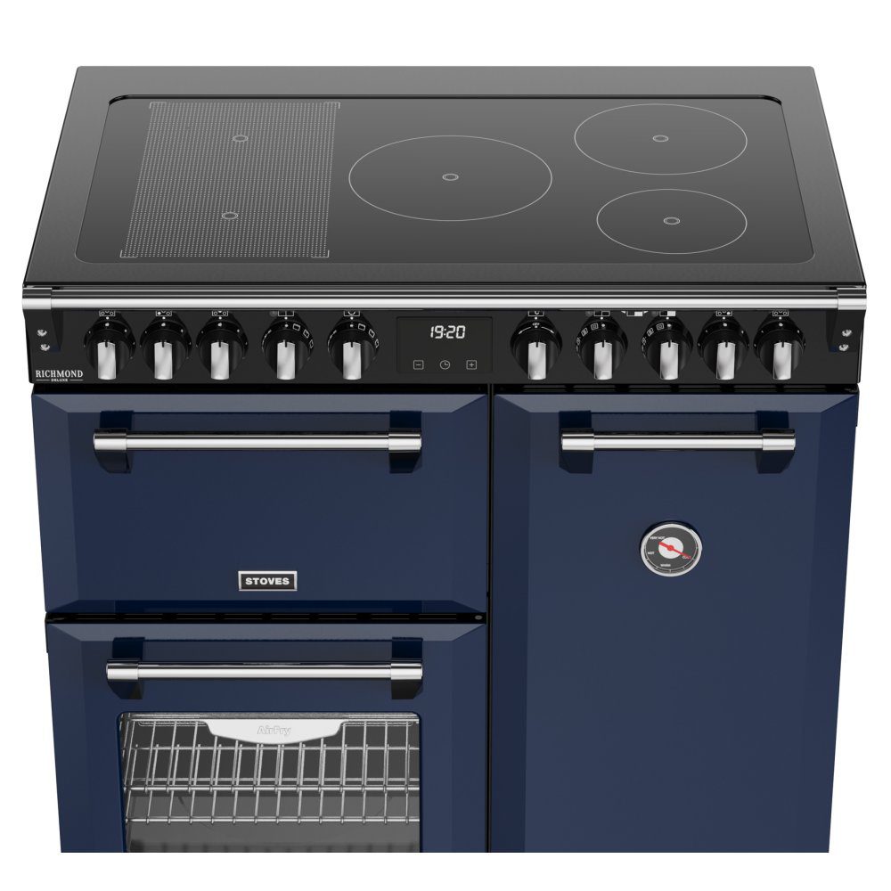 Stoves Richmond Deluxe 90EI Induction Range Cooker 444412012 - MIDNIGHT BLUE Stoves Richmond Deluxe 90EI Induction Range Cooker 444412012 - MIDNIGHT BLUE