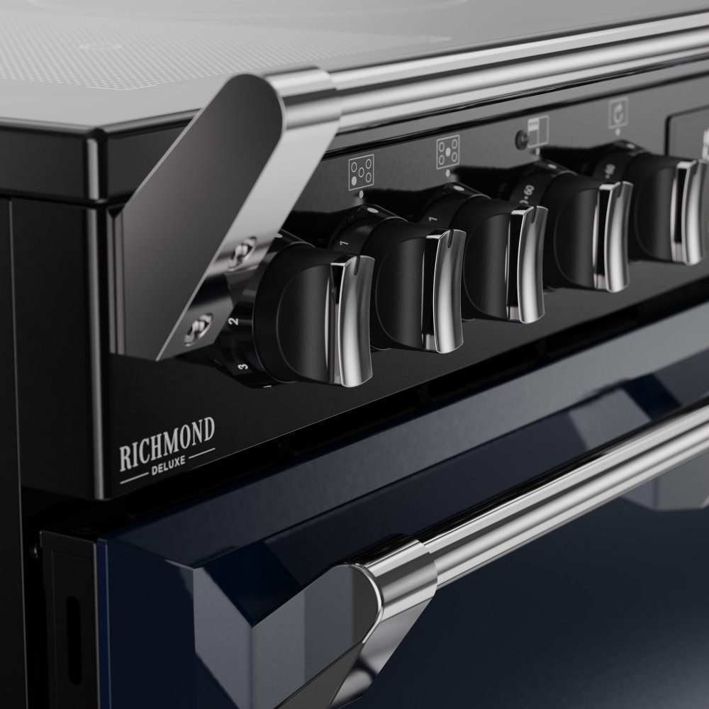 Stoves Richmond Deluxe 90EI Induction Range Cooker 444412012 - MIDNIGHT BLUE Stoves Richmond Deluxe 90EI Induction Range Cooker 444412012 - MIDNIGHT BLUE