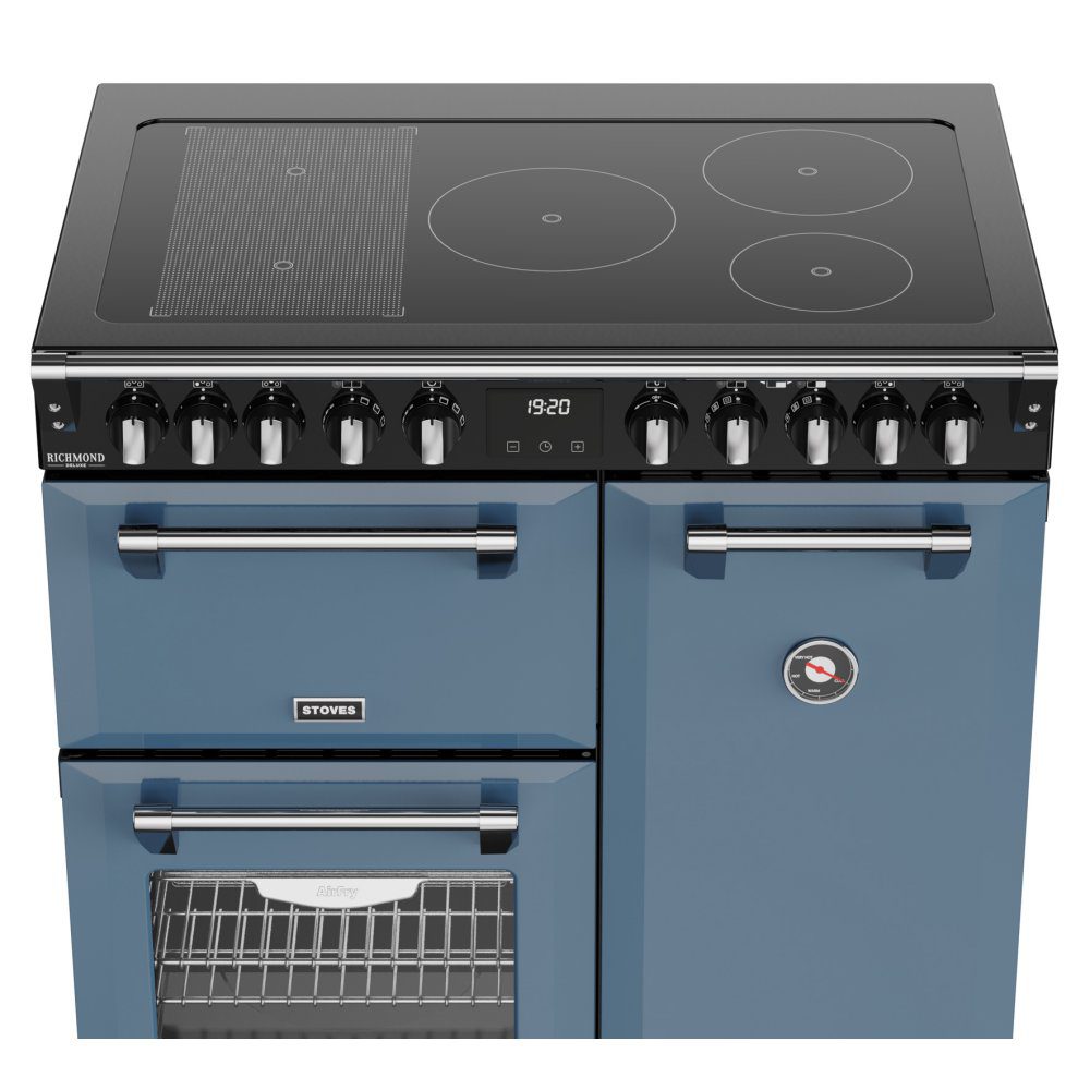 Stoves Richmond Deluxe 90EI Induction Range Cooker 444412011 - TWILIGHT BLUE Stoves Richmond Deluxe 90EI Induction Range Cooker 444412011 - TWILIGHT BLUE