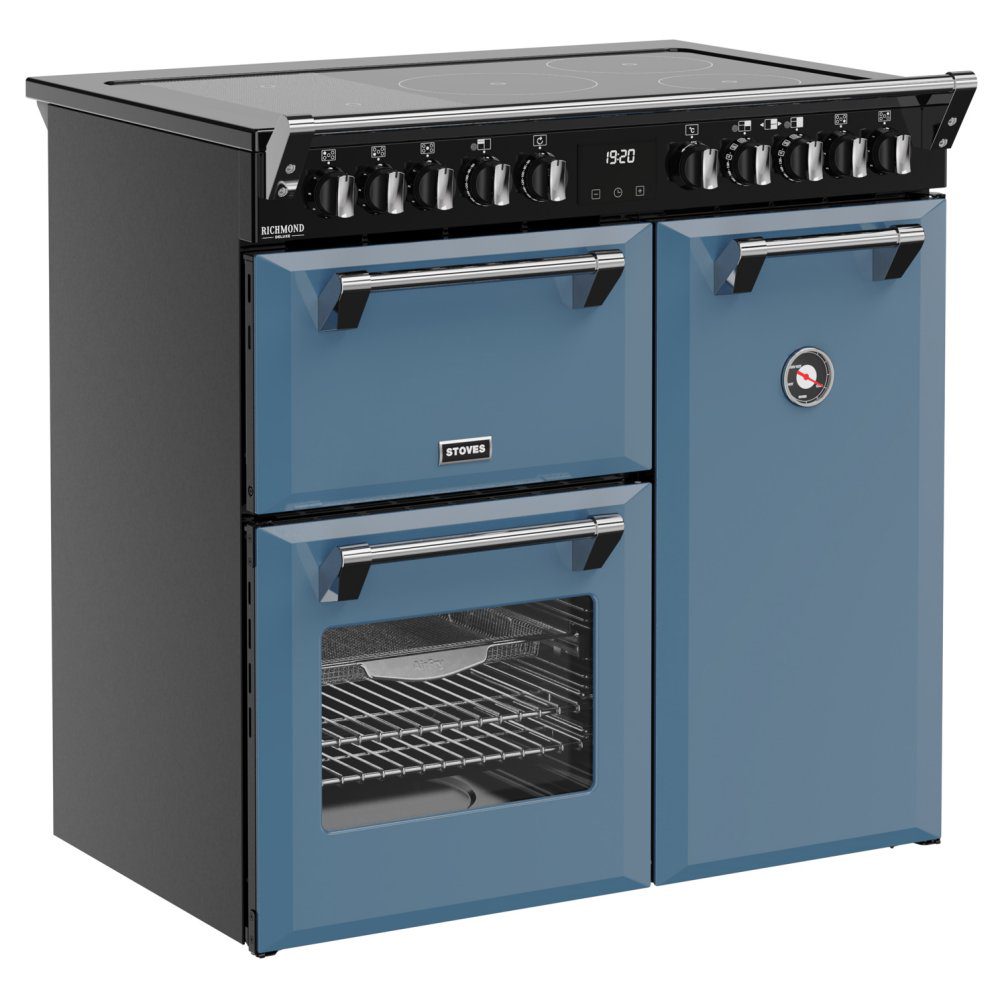 Stoves Richmond Deluxe 90EI Induction Range Cooker 444412011 - TWILIGHT BLUE Stoves Richmond Deluxe 90EI Induction Range Cooker 444412011 - TWILIGHT BLUE