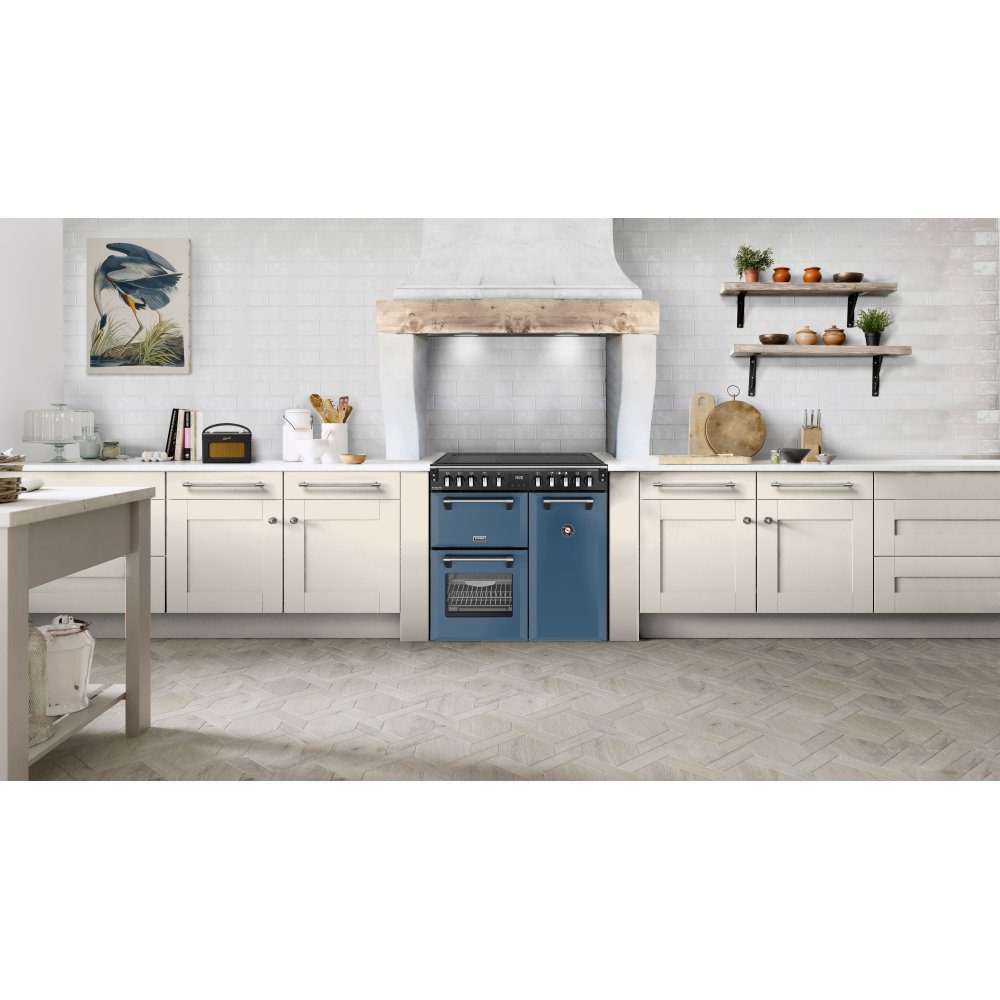 Stoves Richmond Deluxe 90EI Induction Range Cooker 444412011 - TWILIGHT BLUE Stoves Richmond Deluxe 90EI Induction Range Cooker 444412011 - TWILIGHT BLUE