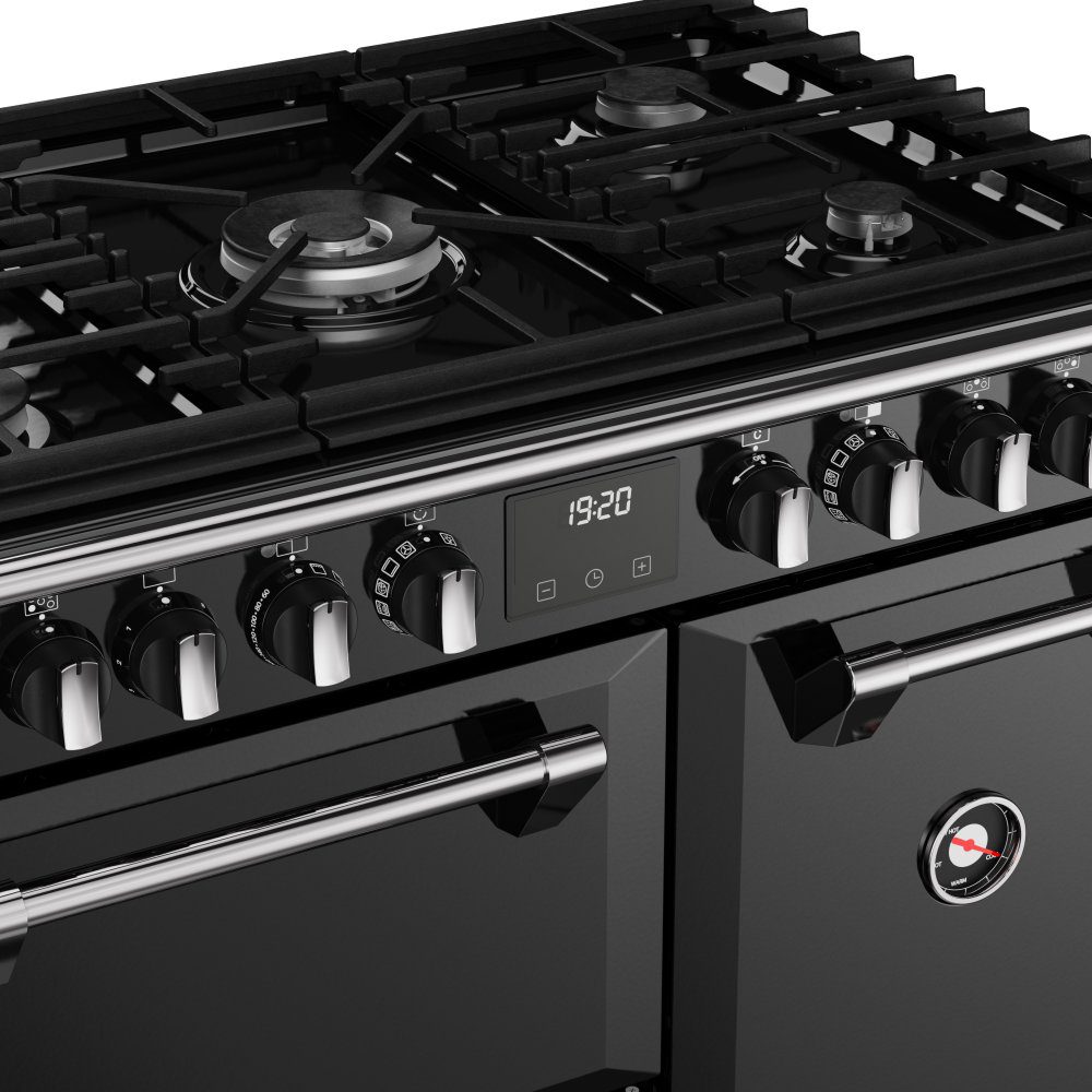 Stoves Richmond Deluxe 60DF Dual Fuel Mini Range Cooker 444411997 - Garnet Red Stoves Richmond Deluxe 60DF Dual Fuel Mini Range Cooker 444411997 - Garnet Red