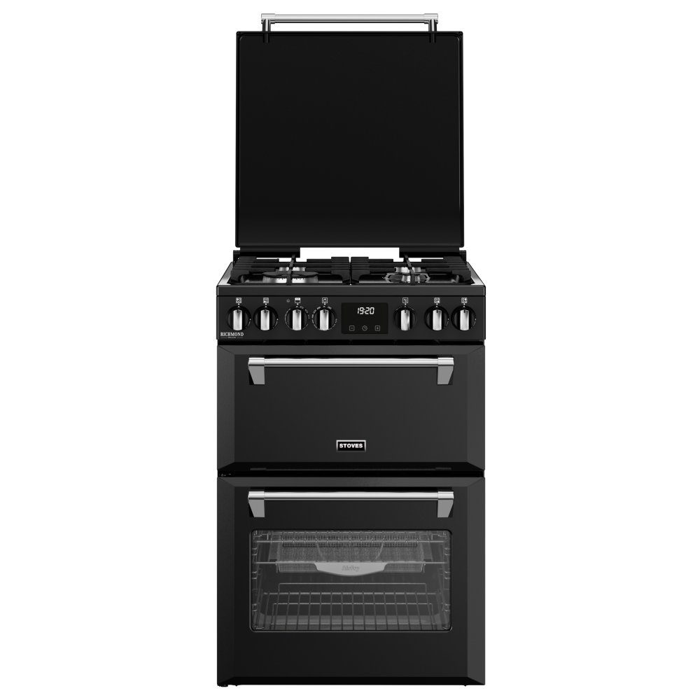 Stoves 60cm Dual Fuel Mini Range Cooker 11844 ST DX MRA RICH 60DF BLK - BLACK Stoves 60cm Dual Fuel Mini Range Cooker 11844 ST DX MRA RICH 60DF BLK - BLACK