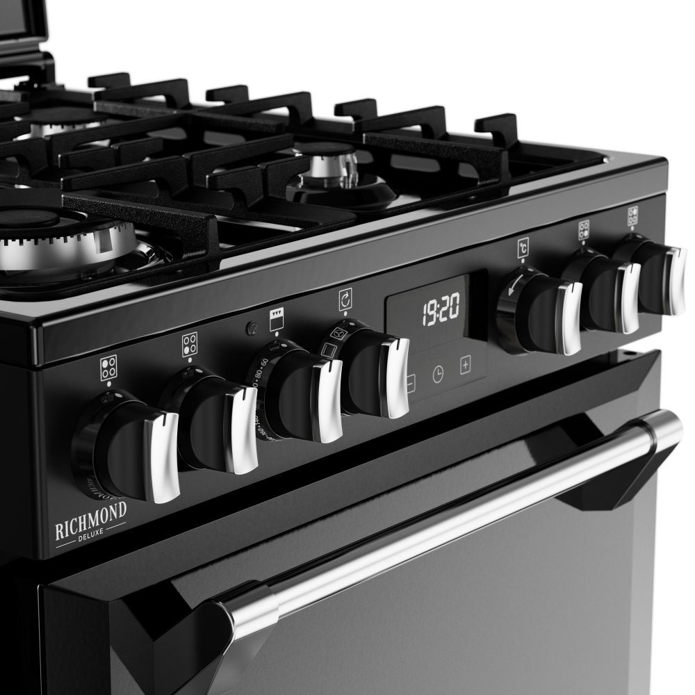 Stoves 60cm Dual Fuel Mini Range Cooker 11844 ST DX MRA RICH 60DF BLK - BLACK Stoves 60cm Dual Fuel Mini Range Cooker 11844 ST DX MRA RICH 60DF BLK - BLACK