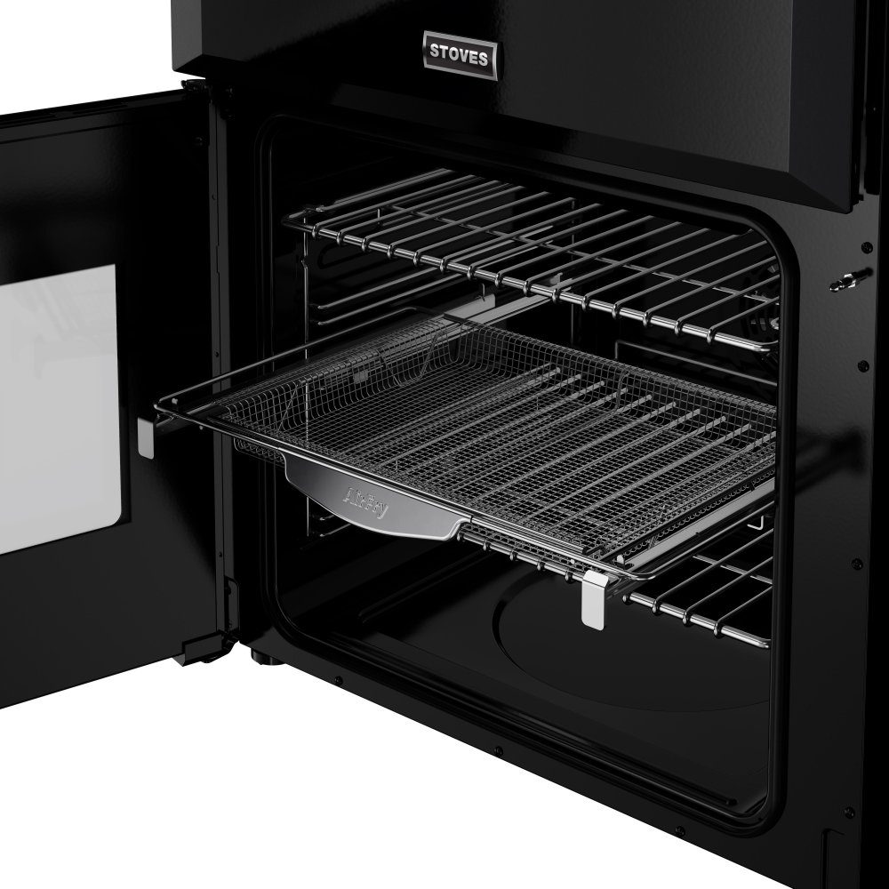Stoves 60cm Dual Fuel Mini Range Cooker 11844 ST DX MRA RICH 60DF BLK - BLACK Stoves 60cm Dual Fuel Mini Range Cooker 11844 ST DX MRA RICH 60DF BLK - BLACK