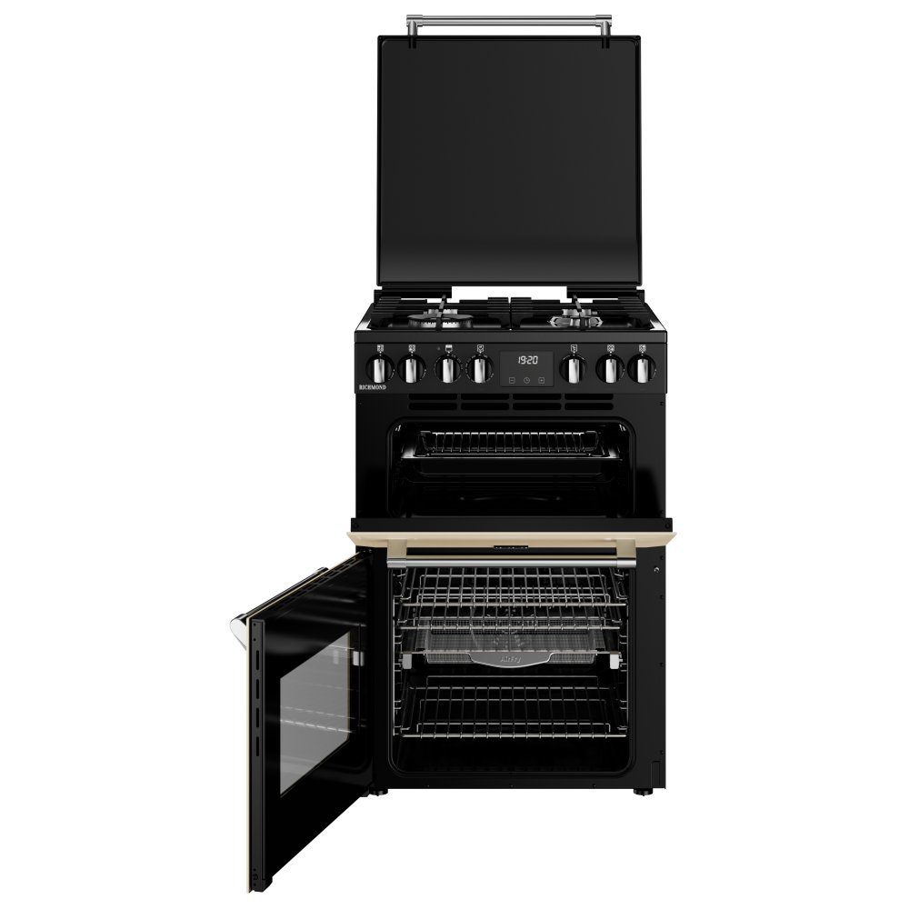 Stoves Richmond Deluxe 60DF Dual Fuel Mini Range Cooker 444411845 - Cream Stoves Richmond Deluxe 60DF Dual Fuel Mini Range Cooker 444411845 - Cream