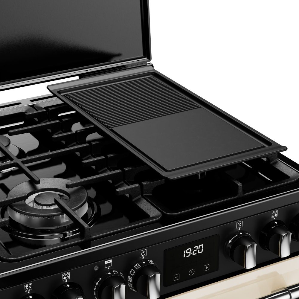 Stoves Richmond Deluxe 60DF Dual Fuel Mini Range Cooker 444411845 - Cream Stoves Richmond Deluxe 60DF Dual Fuel Mini Range Cooker 444411845 - Cream