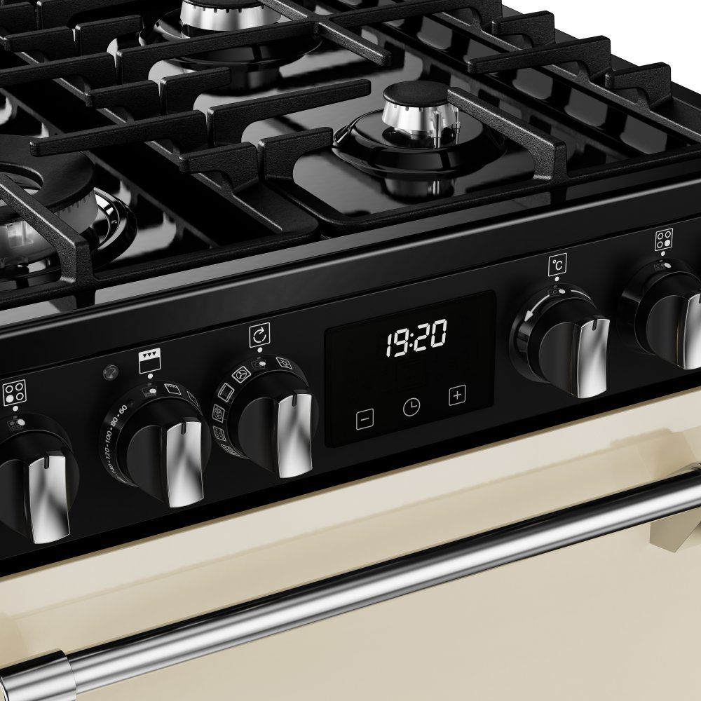 Stoves Richmond Deluxe 60DF Dual Fuel Mini Range Cooker 444411845 - Cream Stoves Richmond Deluxe 60DF Dual Fuel Mini Range Cooker 444411845 - Cream