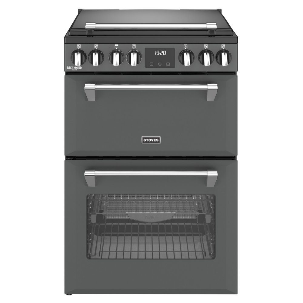 Stoves Richmond Deluxe 60DF Dual Fuel Mini Range Cooker 444411993 - Ice White