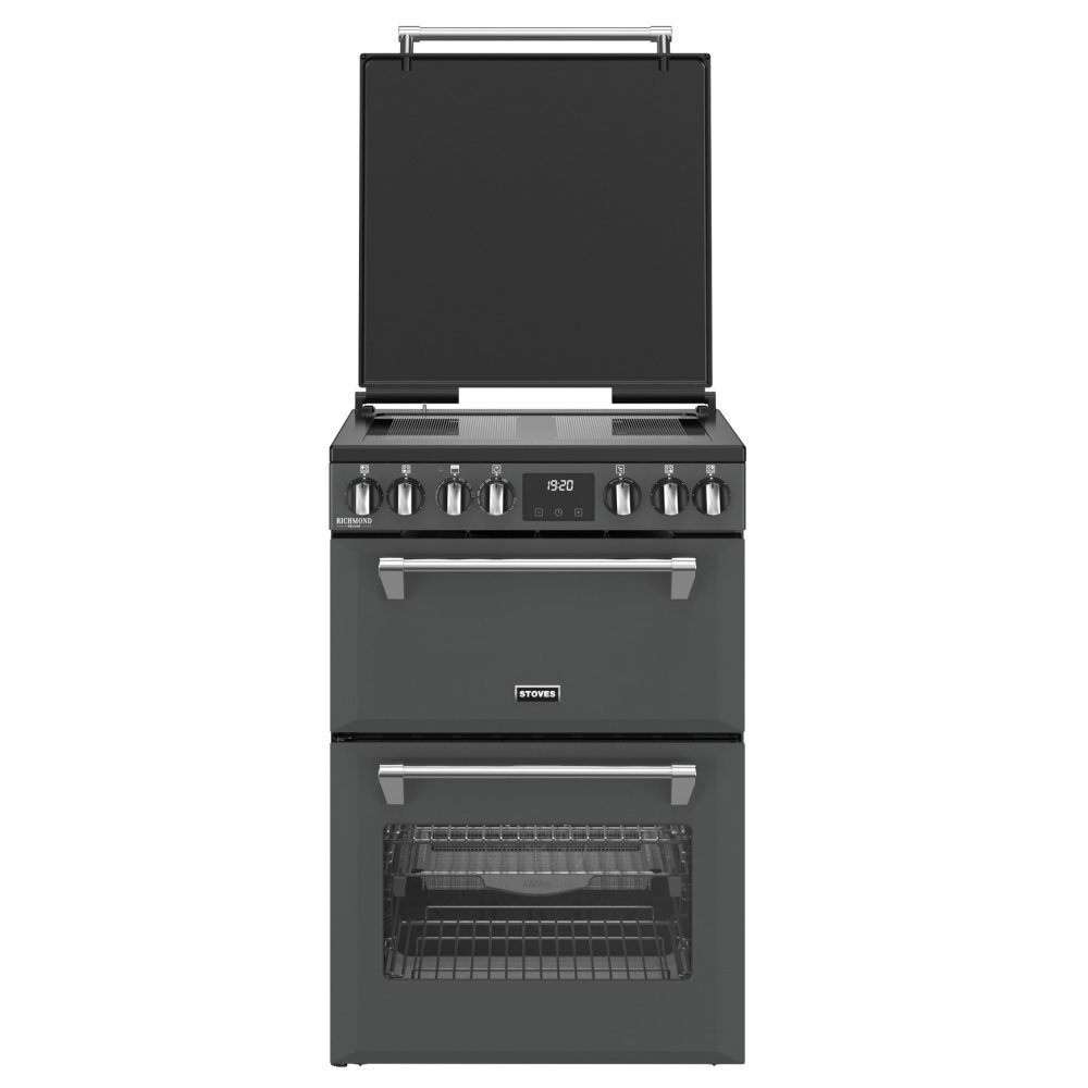 Stoves Richmond Deluxe 60DF Dual Fuel Mini Range Cooker 444411993 - Ice White Stoves Richmond Deluxe 60DF Dual Fuel Mini Range Cooker 444411993 - Ice White