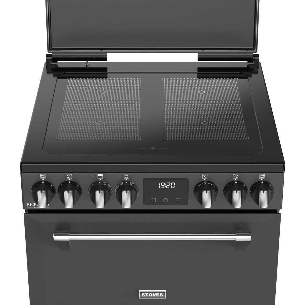 Stoves Richmond Deluxe 60DF Dual Fuel Mini Range Cooker 444411993 - Ice White Stoves Richmond Deluxe 60DF Dual Fuel Mini Range Cooker 444411993 - Ice White