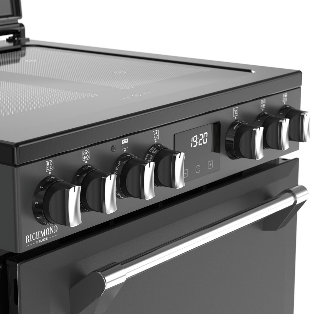 Stoves Richmond Deluxe 60DF Dual Fuel Mini Range Cooker 444411993 - Ice White Stoves Richmond Deluxe 60DF Dual Fuel Mini Range Cooker 444411993 - Ice White