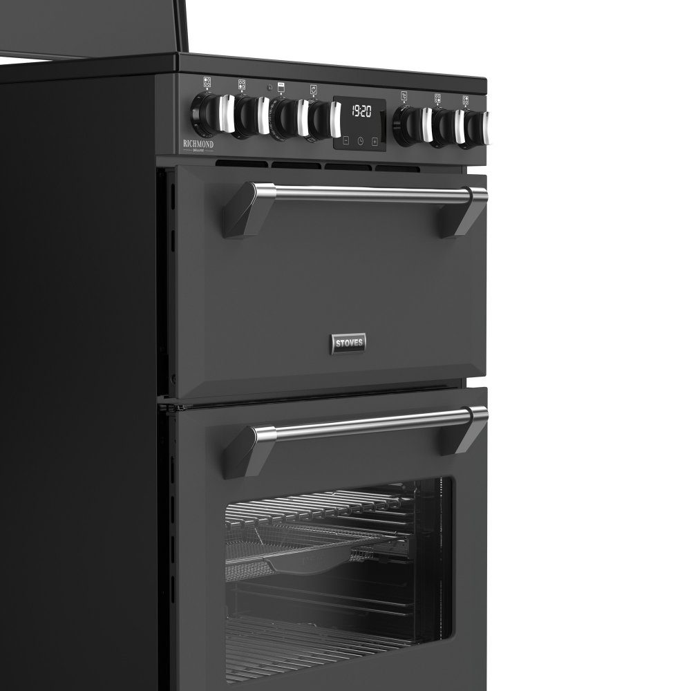 Stoves Richmond Deluxe 60DF Dual Fuel Mini Range Cooker 444411993 - Ice White Stoves Richmond Deluxe 60DF Dual Fuel Mini Range Cooker 444411993 - Ice White