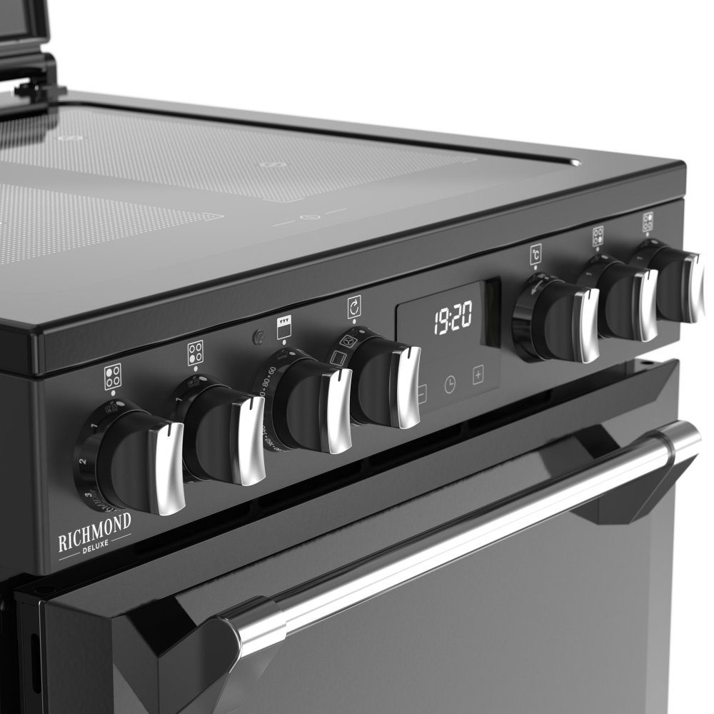 Stoves Richmond Deluxe 60DF Dual Fuel Mini Range Cooker 444411994 - Twilight Blue Stoves Richmond Deluxe 60DF Dual Fuel Mini Range Cooker 444411994 - Twilight Blue