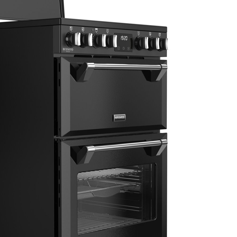 Stoves Richmond Deluxe 60DF Dual Fuel Mini Range Cooker 444411994 - Twilight Blue Stoves Richmond Deluxe 60DF Dual Fuel Mini Range Cooker 444411994 - Twilight Blue