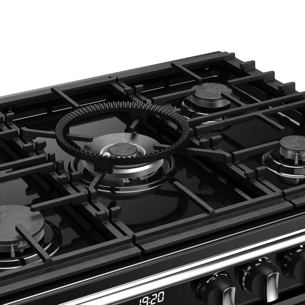 Stoves Richmond Deluxe 100DF Dual Fuel Range Cooker 444411871 - BLACK Stoves Richmond Deluxe 100DF Dual Fuel Range Cooker 444411871 - BLACK