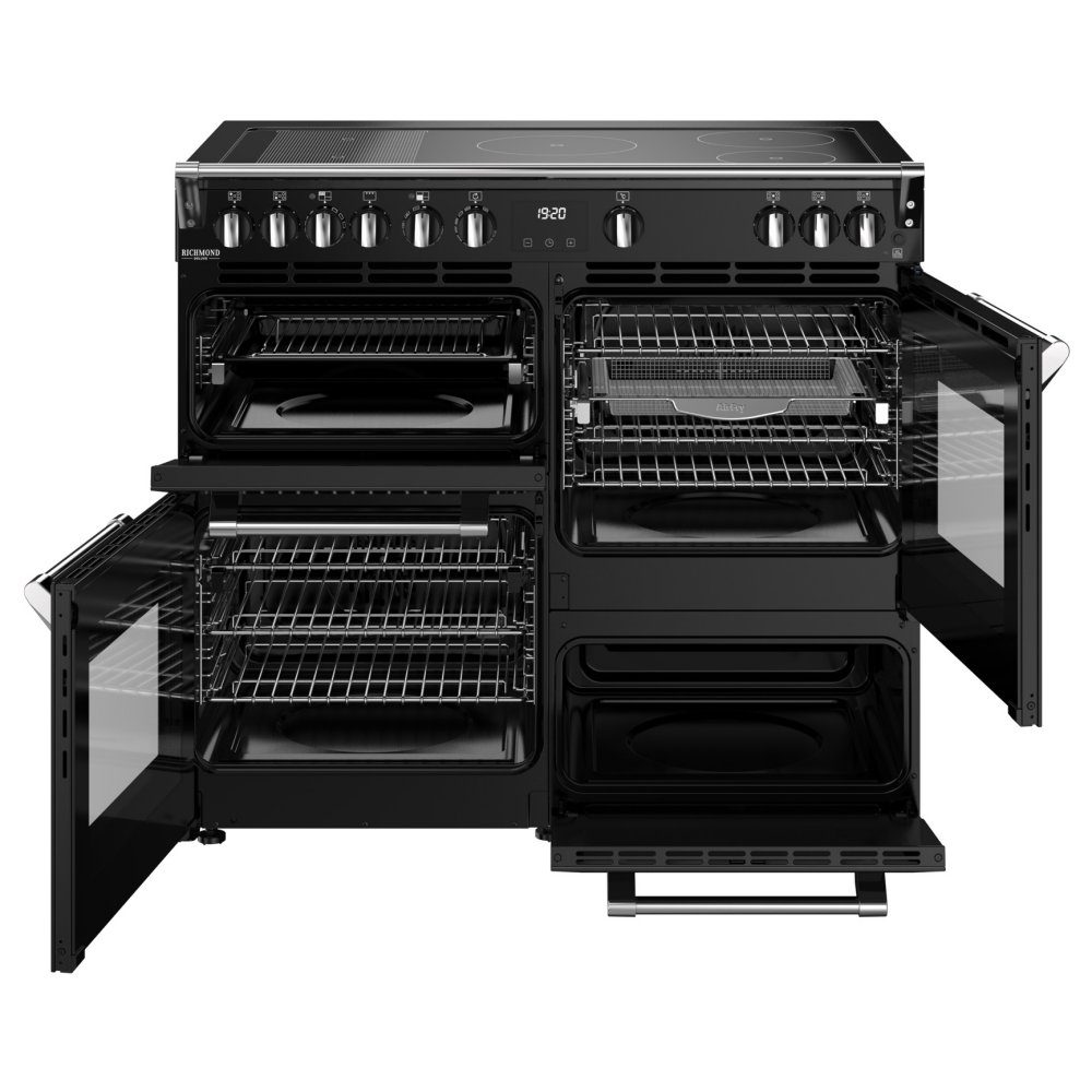 Stoves Richmond Deluxe 100EI Induction Range Cooker 444411873 - BLACK Stoves Richmond Deluxe 100EI Induction Range Cooker 444411873 - BLACK