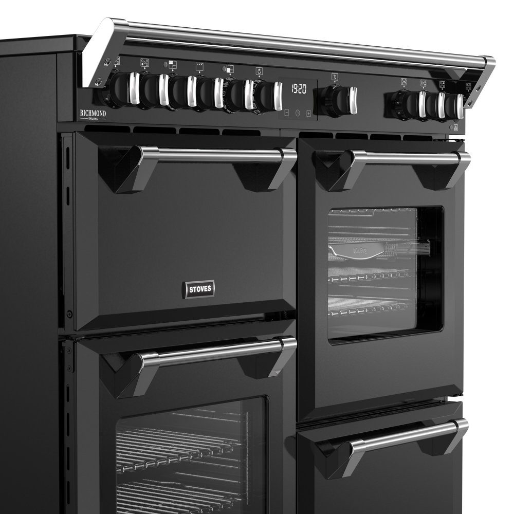 Stoves Richmond Deluxe 100EI Induction Range Cooker 444411873 - BLACK Stoves Richmond Deluxe 100EI Induction Range Cooker 444411873 - BLACK