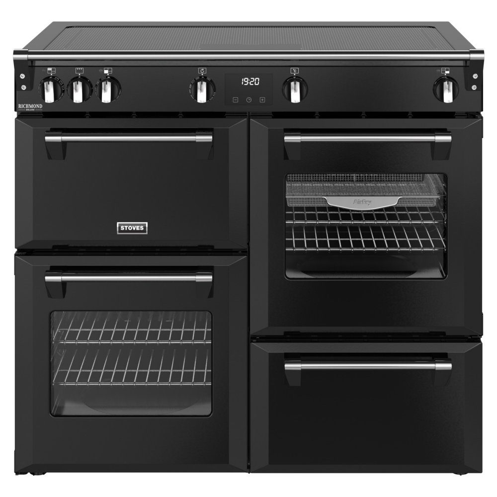 Stoves  11875 Richmond DX 100cm Induction Range Cooker ST DX RCA RICH 100EI ZLS BLK - BLACK