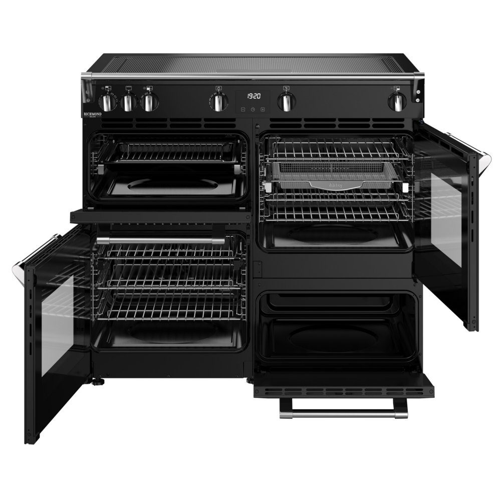 Stoves 11875 Richmond DX 100cm Induction Range Cooker ST DX RCA RICH 100EI ZLS BLK - BLACK Stoves 11875 Richmond DX 100cm Induction Range Cooker ST DX RCA RICH 100EI ZLS BLK - BLACK