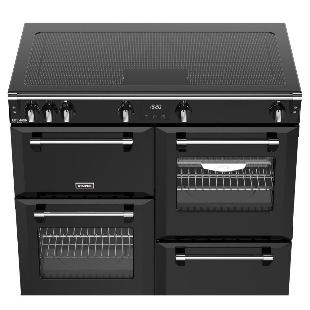 Stoves 11875 Richmond DX 100cm Induction Range Cooker ST DX RCA RICH 100EI ZLS BLK - BLACK Stoves 11875 Richmond DX 100cm Induction Range Cooker ST DX RCA RICH 100EI ZLS BLK - BLACK