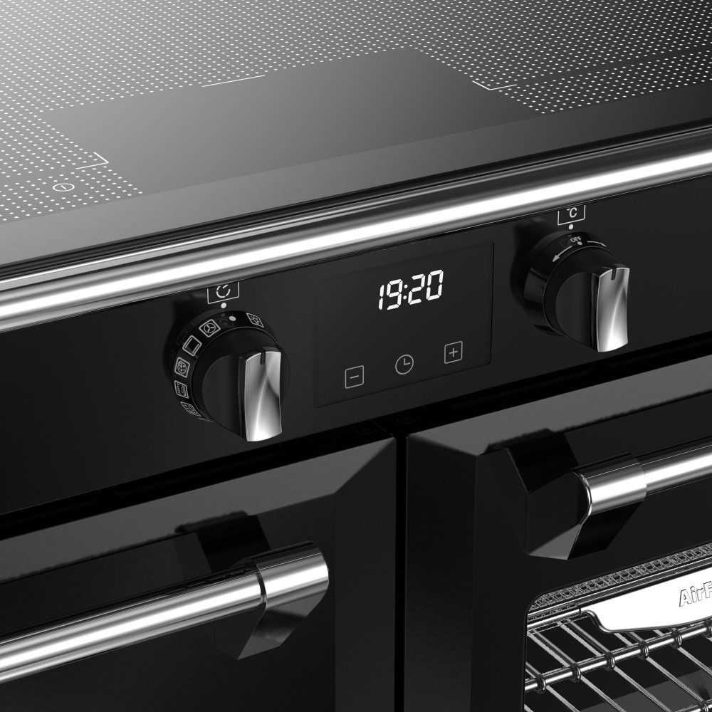 Stoves 11875 Richmond DX 100cm Induction Range Cooker ST DX RCA RICH 100EI ZLS BLK - BLACK Stoves 11875 Richmond DX 100cm Induction Range Cooker ST DX RCA RICH 100EI ZLS BLK - BLACK