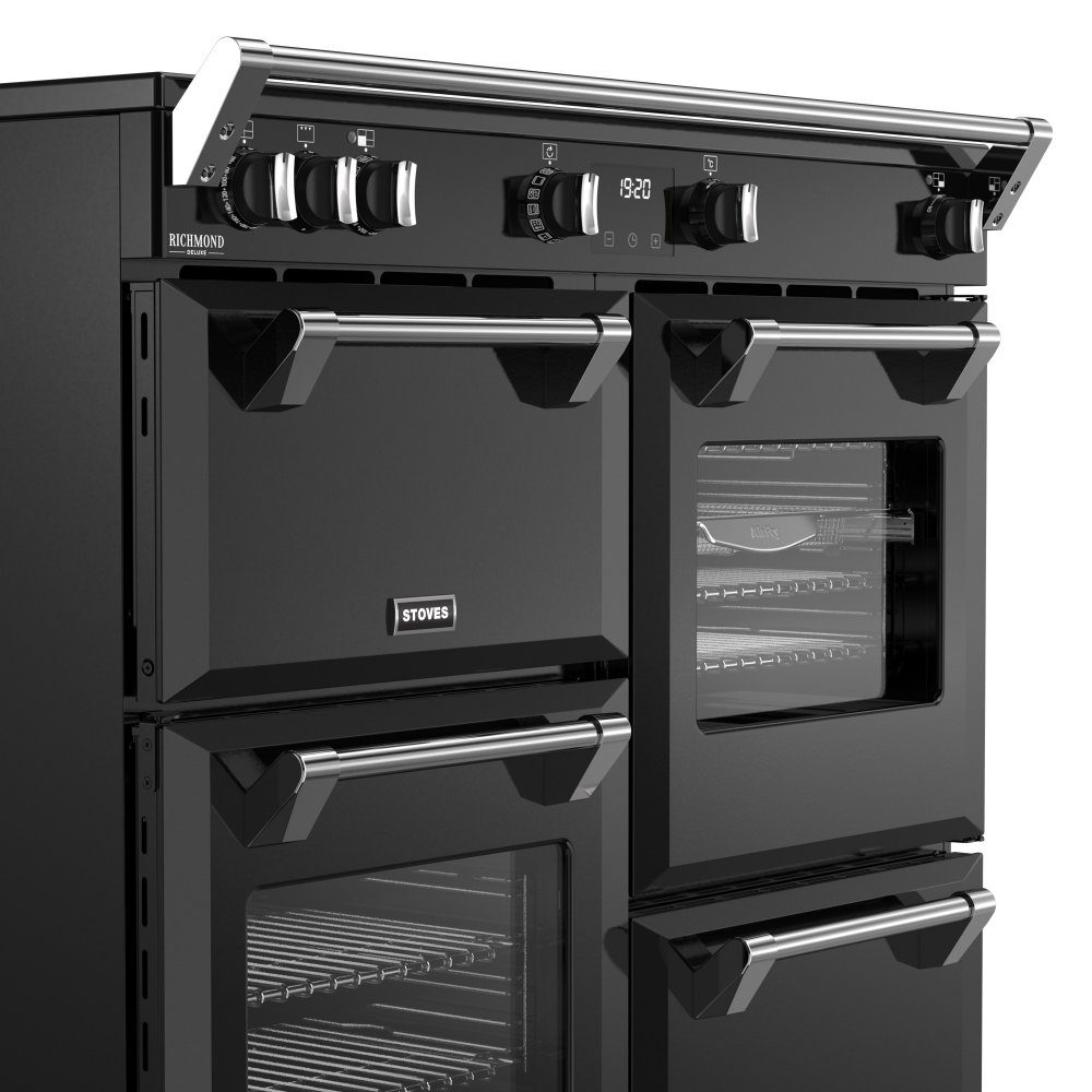 Stoves 11875 Richmond DX 100cm Induction Range Cooker ST DX RCA RICH 100EI ZLS BLK - BLACK Stoves 11875 Richmond DX 100cm Induction Range Cooker ST DX RCA RICH 100EI ZLS BLK - BLACK