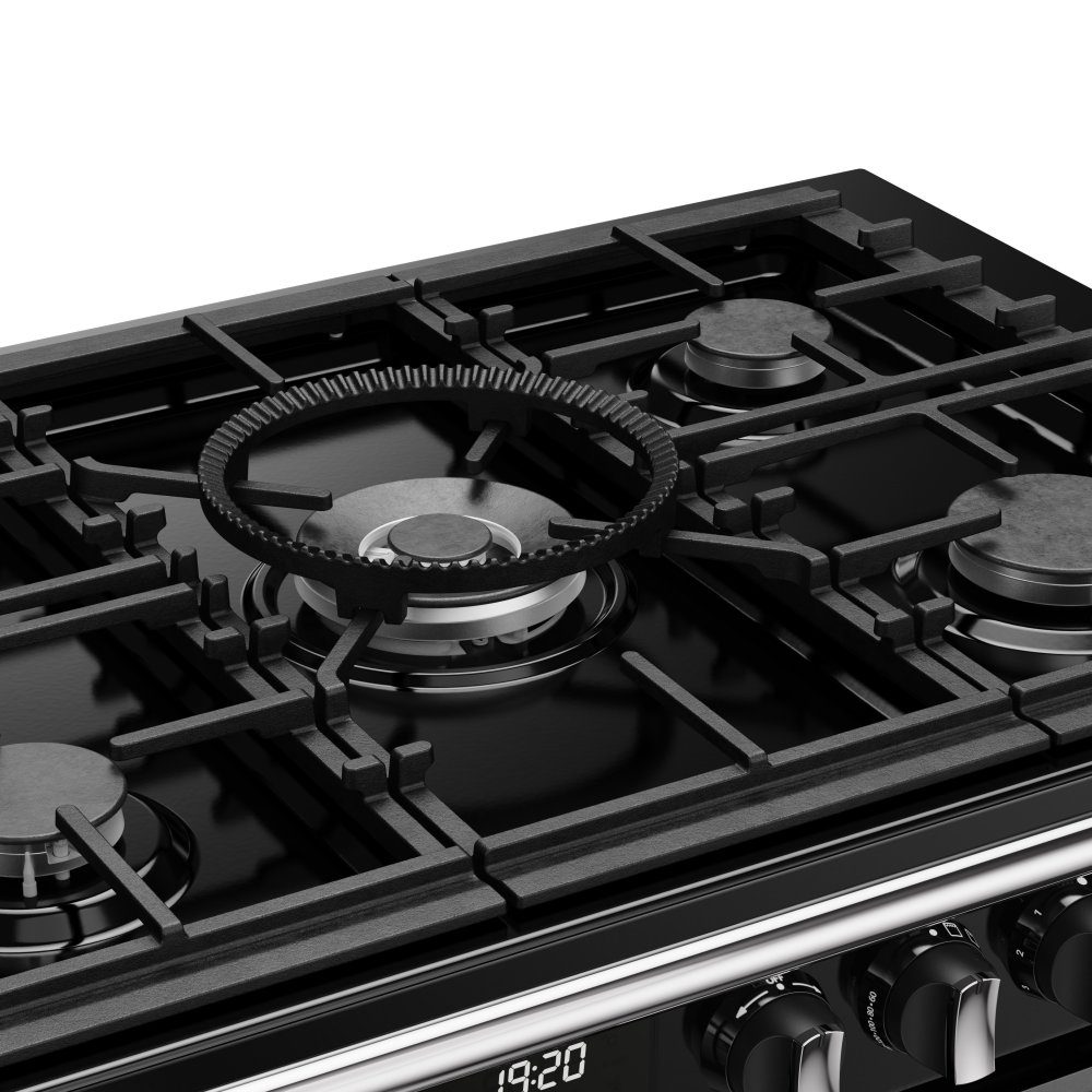 Stoves Richmond Deluxe 110DF Dual Fuel Range Cooker 444411876 - BLACK Stoves Richmond Deluxe 110DF Dual Fuel Range Cooker 444411876 - BLACK