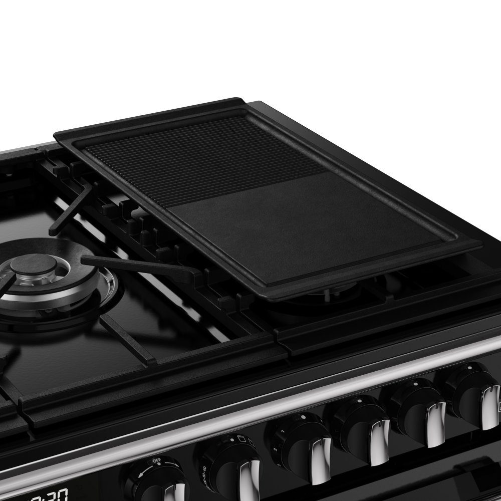 Stoves Richmond Deluxe 110DF Dual Fuel Range Cooker 444411876 - BLACK Stoves Richmond Deluxe 110DF Dual Fuel Range Cooker 444411876 - BLACK