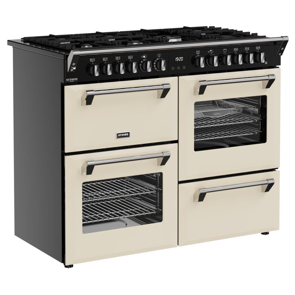 Stoves 11877 Richmond DX 110cm Dual Fuel Range Cooker ST DX RCA RICH 110DF CRM - CREAM Stoves 11877 Richmond DX 110cm Dual Fuel Range Cooker ST DX RCA RICH 110DF CRM - CREAM