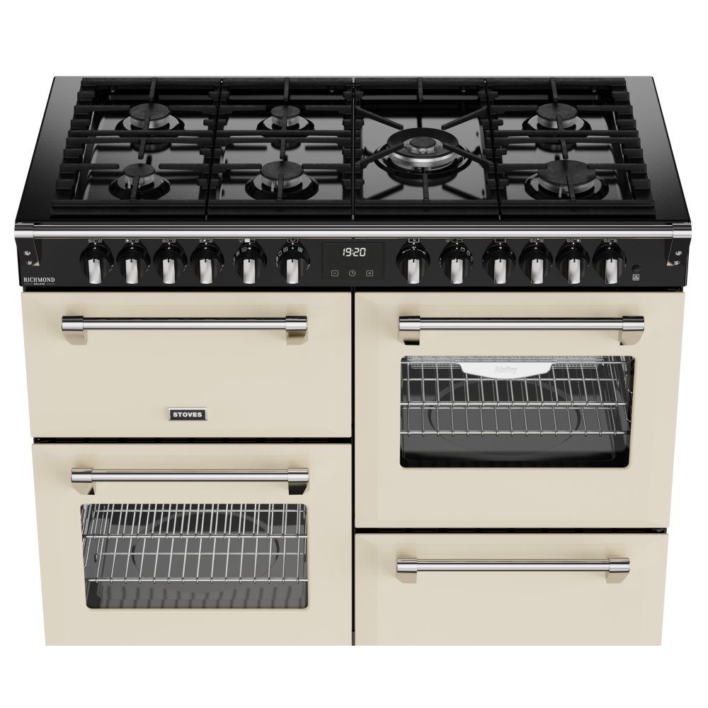 Stoves 11877 Richmond DX 110cm Dual Fuel Range Cooker ST DX RCA RICH 110DF CRM - CREAM Stoves 11877 Richmond DX 110cm Dual Fuel Range Cooker ST DX RCA RICH 110DF CRM - CREAM