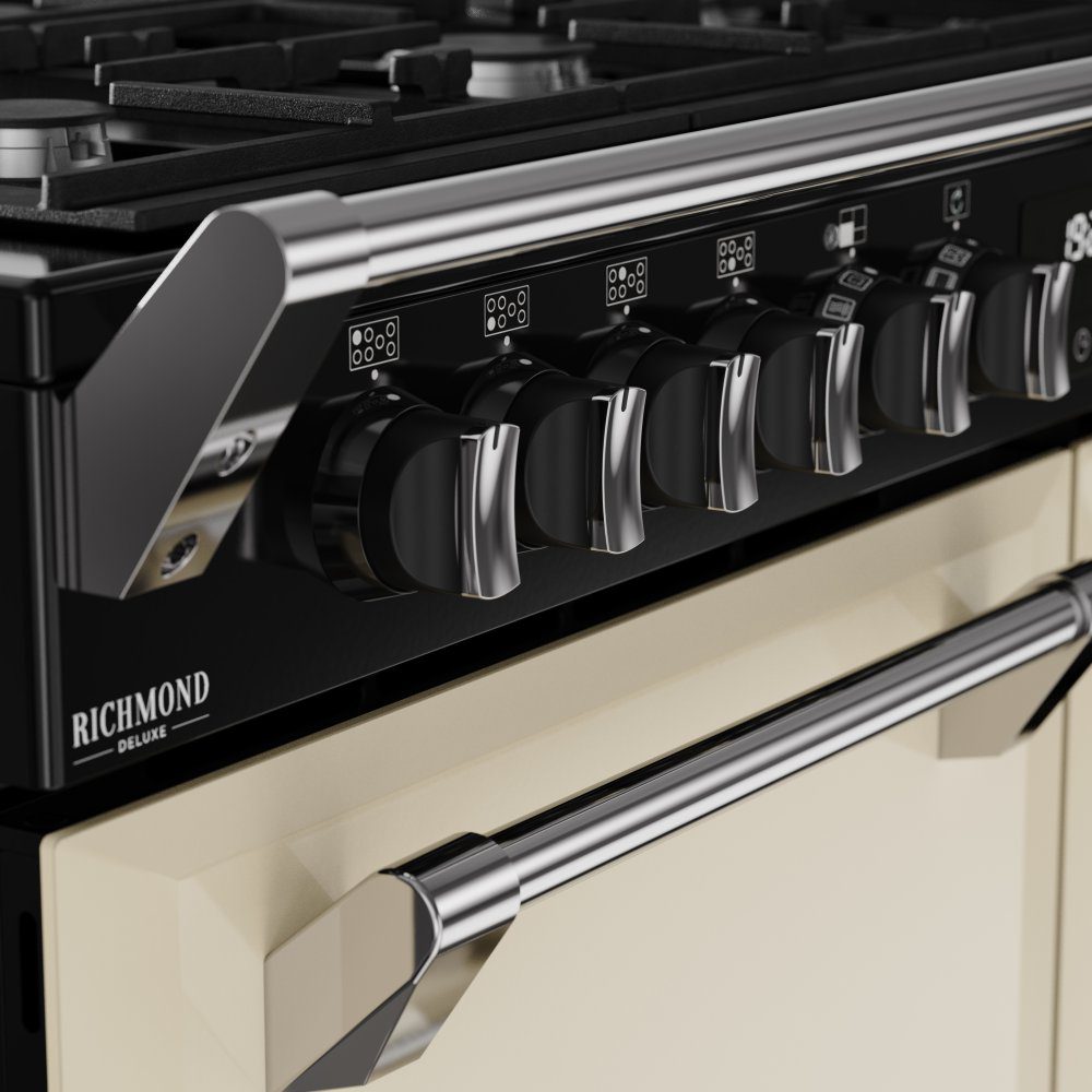 Stoves 11877 Richmond DX 110cm Dual Fuel Range Cooker ST DX RCA RICH 110DF CRM - CREAM Stoves 11877 Richmond DX 110cm Dual Fuel Range Cooker ST DX RCA RICH 110DF CRM - CREAM