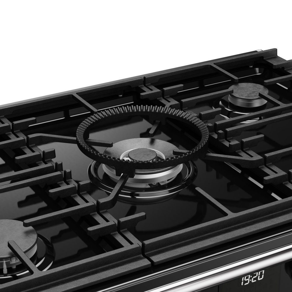 Stoves Richmond Deluxe 90DF Dual Fuel Range Cooker 444411867 - BLACK Stoves Richmond Deluxe 90DF Dual Fuel Range Cooker 444411867 - BLACK
