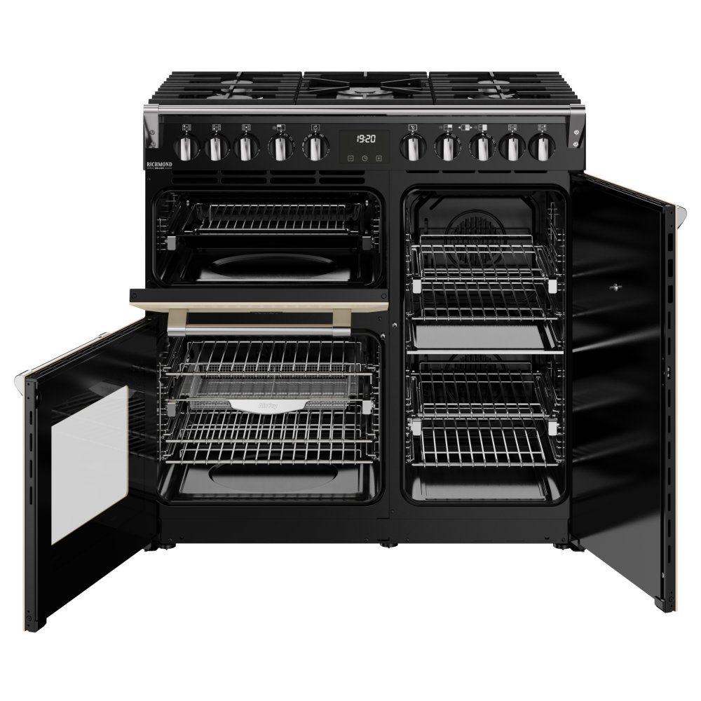Stoves 11868 Richmond DX 90cm Dual Fuel Range Cooker ST DX RCA RICH 90DF CRM - CREAM Stoves 11868 Richmond DX 90cm Dual Fuel Range Cooker ST DX RCA RICH 90DF CRM - CREAM