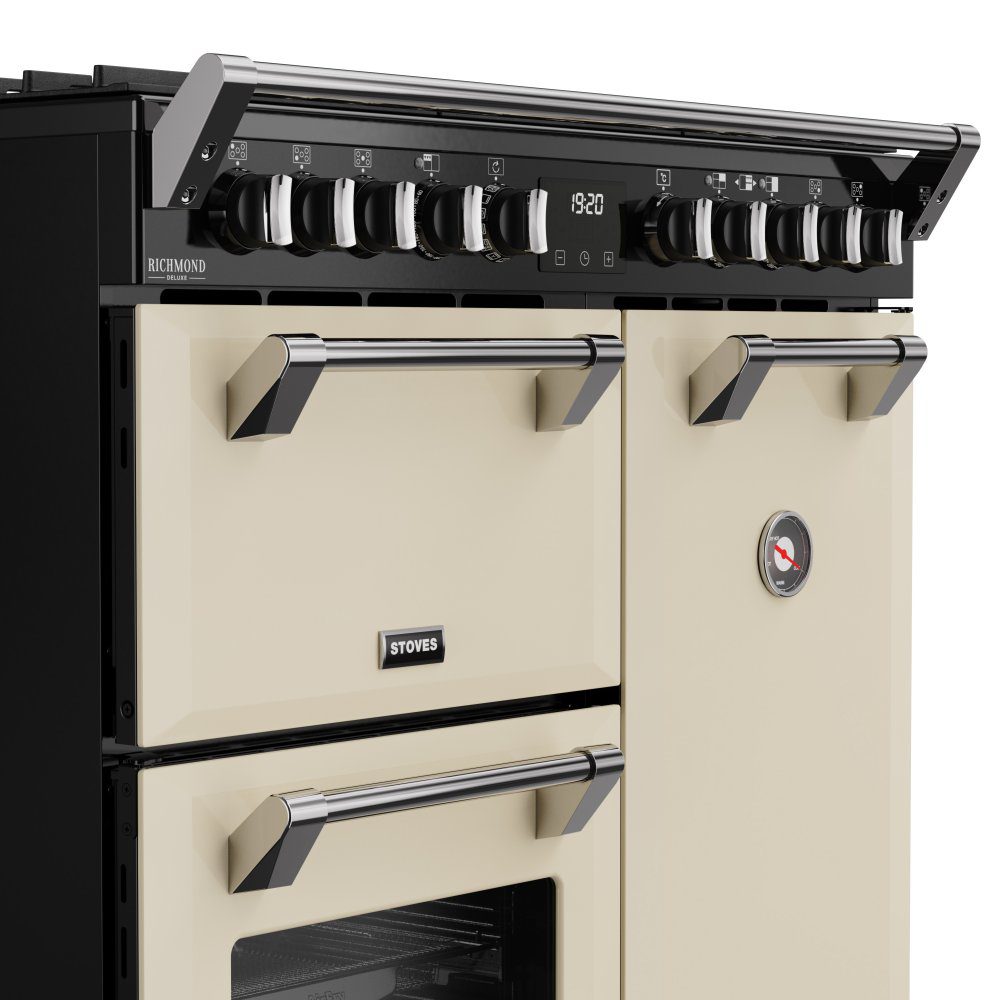 Stoves 11868 Richmond DX 90cm Dual Fuel Range Cooker ST DX RCA RICH 90DF CRM - CREAM Stoves 11868 Richmond DX 90cm Dual Fuel Range Cooker ST DX RCA RICH 90DF CRM - CREAM