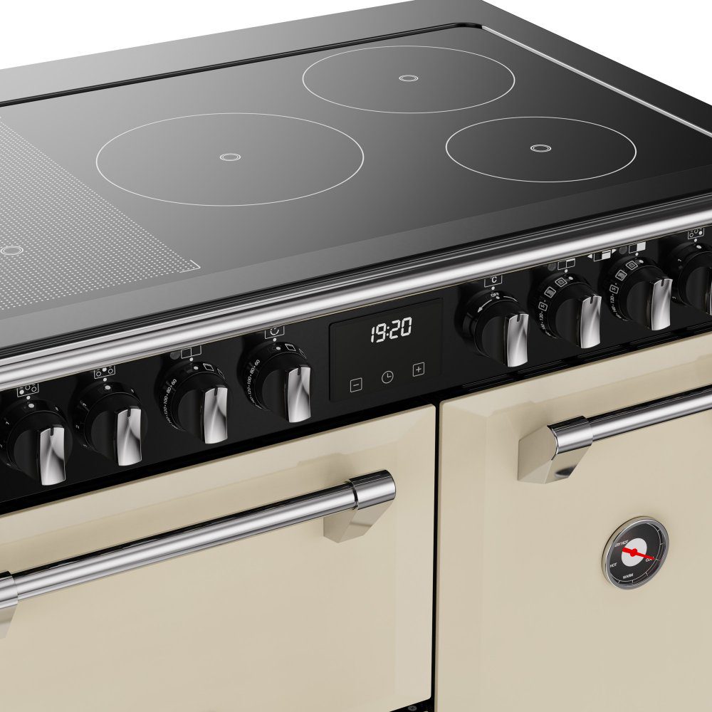 Stoves Richmond Deluxe 90EI Induction Range Cooker 444411870 - CREAM Stoves Richmond Deluxe 90EI Induction Range Cooker 444411870 - CREAM