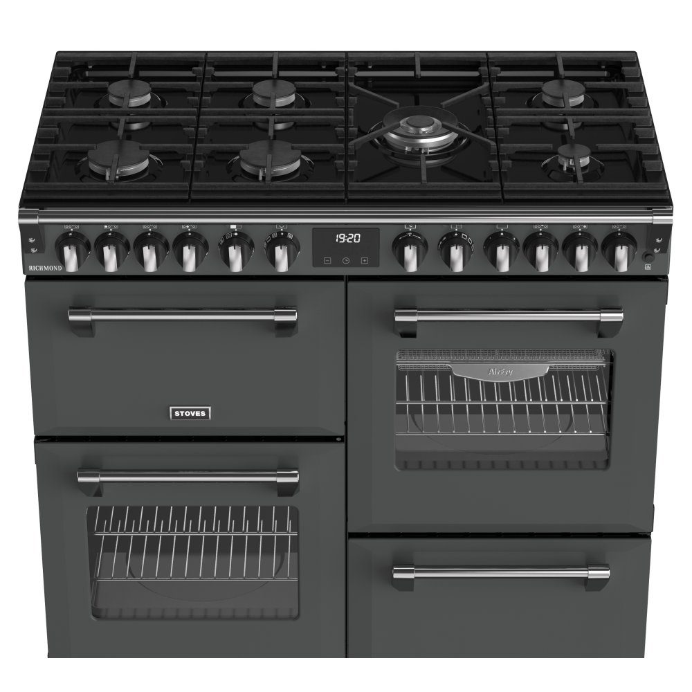 Stoves Richmond 100DF Dual Fuel Range Cooker 444411855 - ANTHRACITE Stoves Richmond 100DF Dual Fuel Range Cooker 444411855 - ANTHRACITE