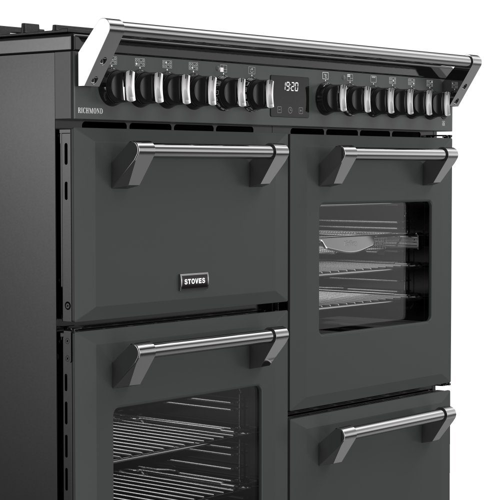 Stoves Richmond 100DF Dual Fuel Range Cooker 444411855 - ANTHRACITE Stoves Richmond 100DF Dual Fuel Range Cooker 444411855 - ANTHRACITE