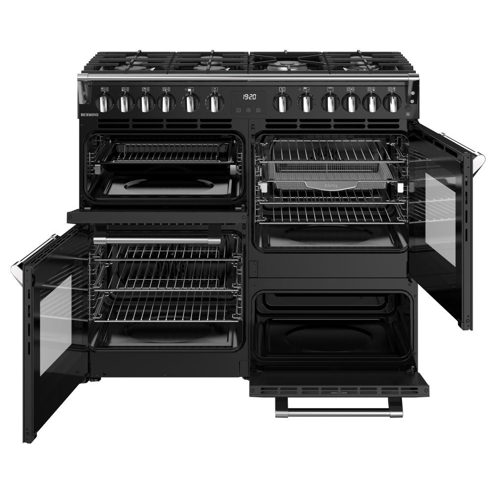 Stoves 11856 Richmond 100cm Dual Fuel Range Cooker ST RCA RICH 100DF BLK - BLACK Stoves 11856 Richmond 100cm Dual Fuel Range Cooker ST RCA RICH 100DF BLK - BLACK