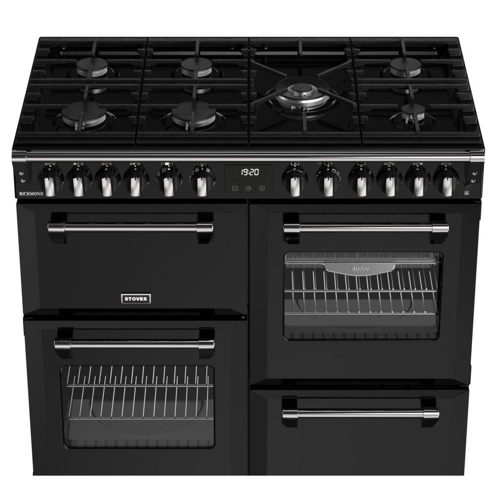 Stoves 11856 Richmond 100cm Dual Fuel Range Cooker ST RCA RICH 100DF BLK - BLACK Stoves 11856 Richmond 100cm Dual Fuel Range Cooker ST RCA RICH 100DF BLK - BLACK