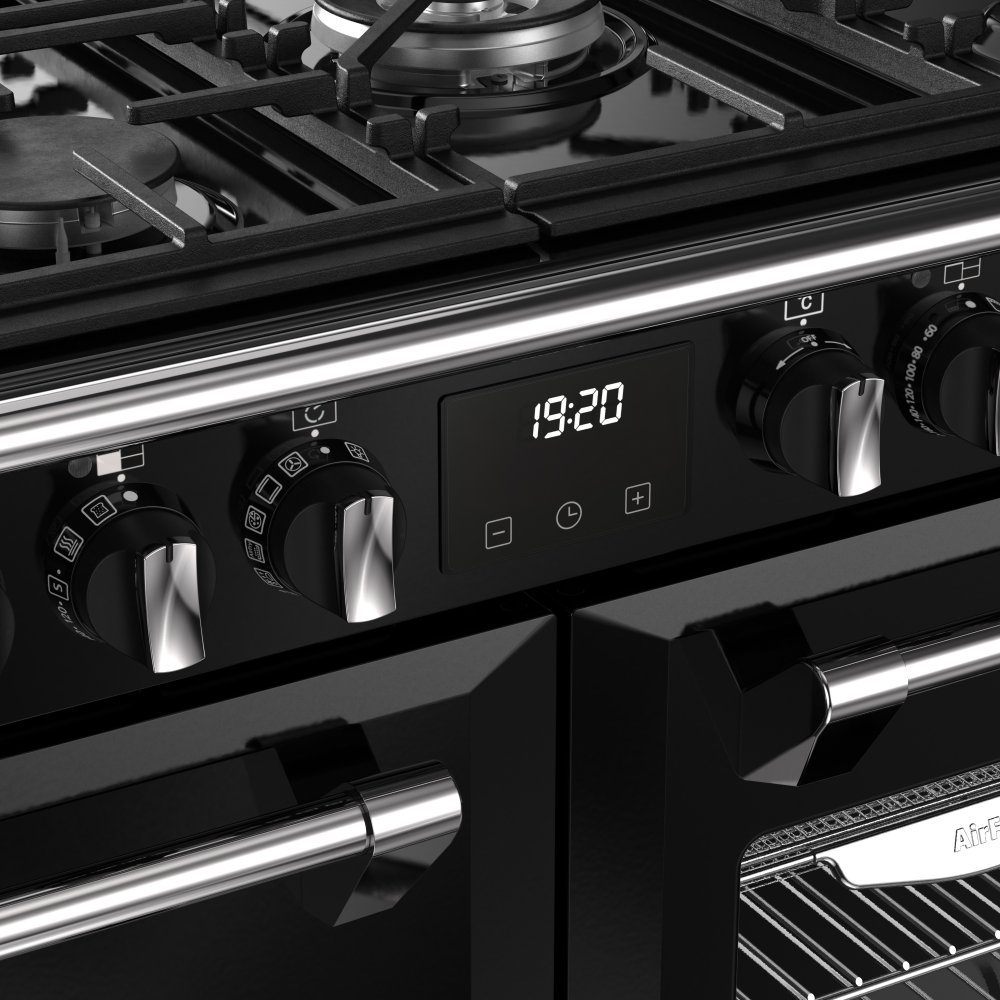 Stoves 11856 Richmond 100cm Dual Fuel Range Cooker ST RCA RICH 100DF BLK - BLACK Stoves 11856 Richmond 100cm Dual Fuel Range Cooker ST RCA RICH 100DF BLK - BLACK