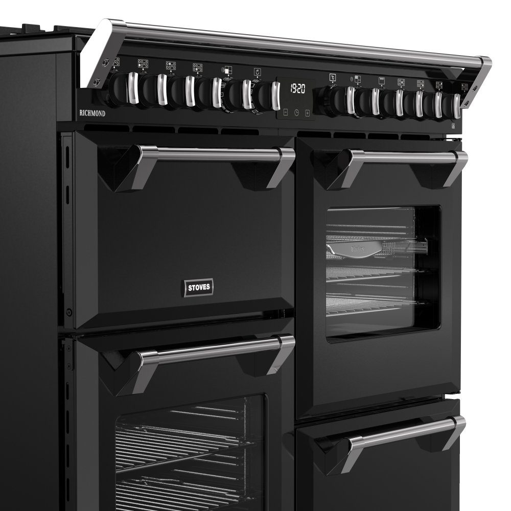 Stoves 11856 Richmond 100cm Dual Fuel Range Cooker ST RCA RICH 100DF BLK - BLACK Stoves 11856 Richmond 100cm Dual Fuel Range Cooker ST RCA RICH 100DF BLK - BLACK