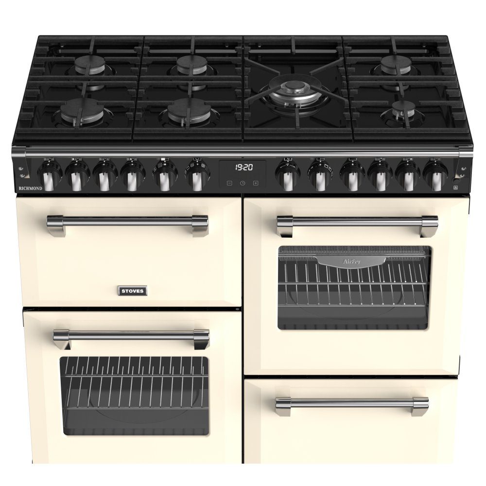 Stoves Richmond 100DF Dual Fuel Range Cooker 444411857 - CREAM Stoves Richmond 100DF Dual Fuel Range Cooker 444411857 - CREAM
