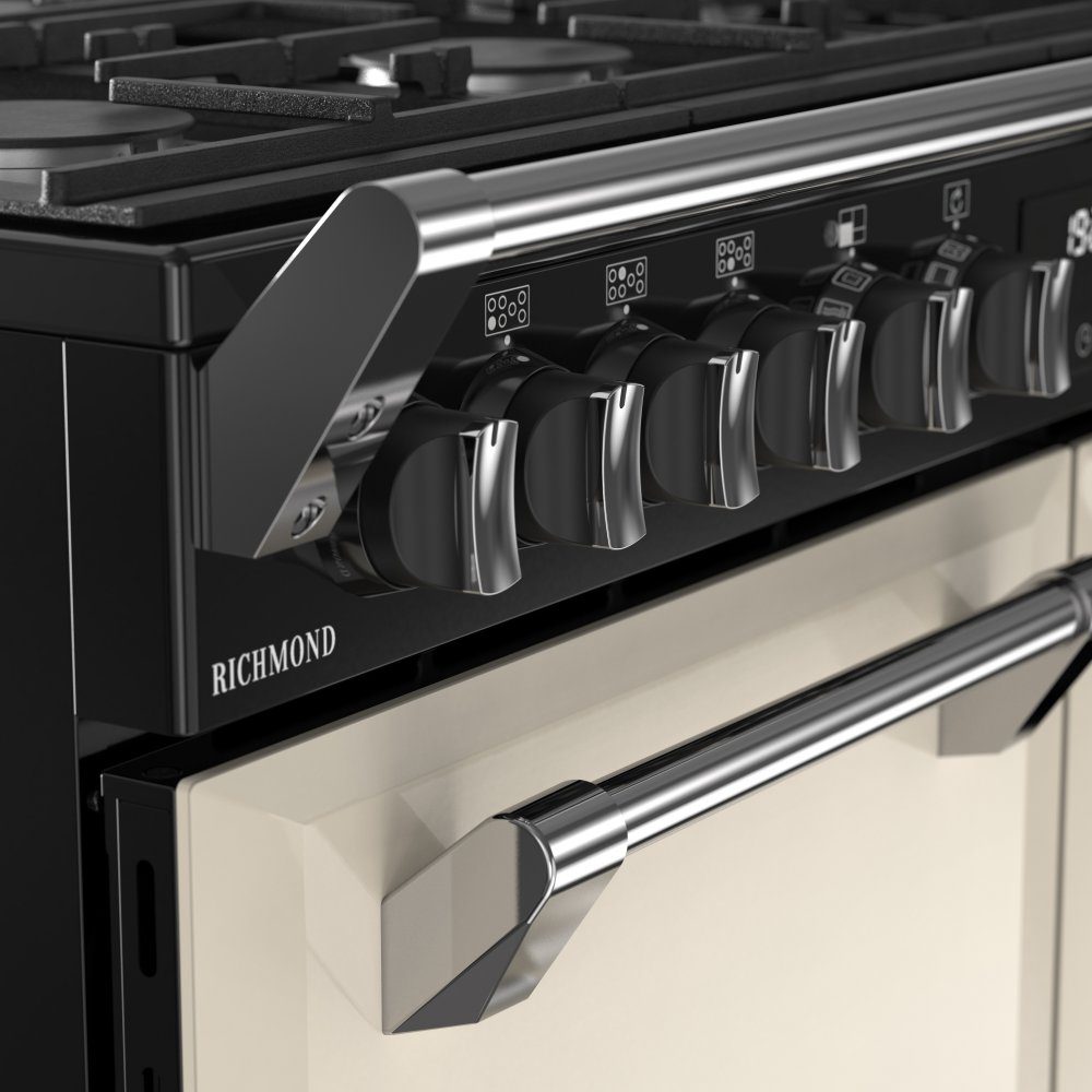 Stoves Richmond 100DF Dual Fuel Range Cooker 444411857 - CREAM Stoves Richmond 100DF Dual Fuel Range Cooker 444411857 - CREAM